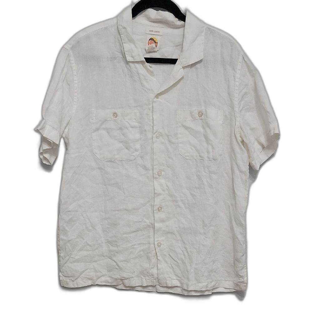 C&C California Men's Quiet Luxury Linen Short Sleeve Shirt